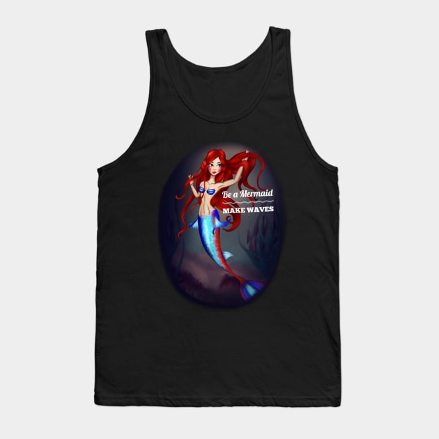 Mermaid 🧜‍♀️ Tank Top by Art_byKay